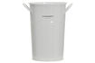 Miniatuur Bloempot 37 cm ijzer wit HDStore 3