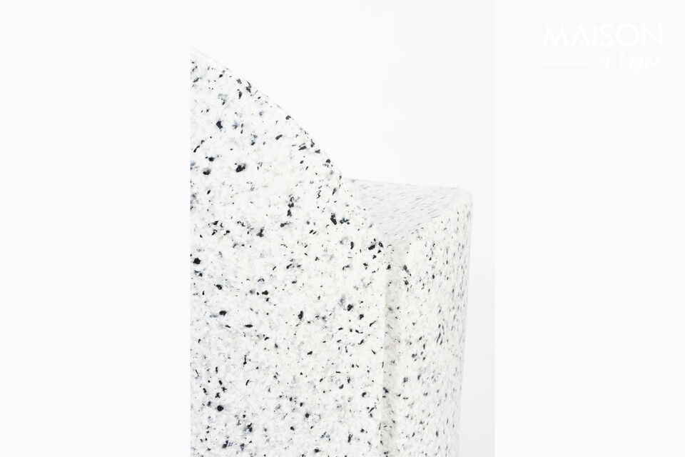 Bloom White Terrazzo Armchair - 13