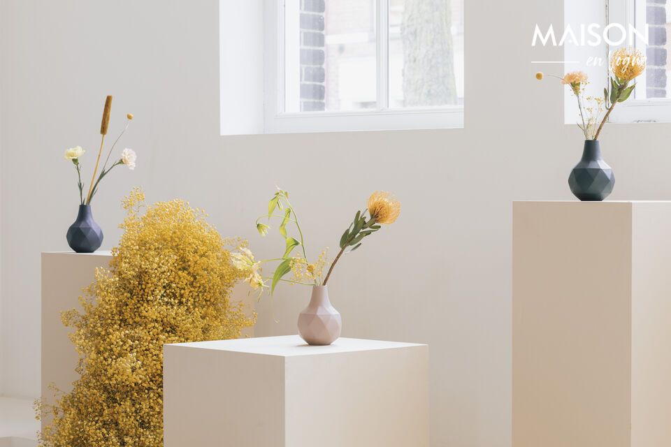 Bloom is powder-coated to give it the look and feel of fine ceramic