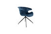 Miniature Blue fabric armchair Mia 8