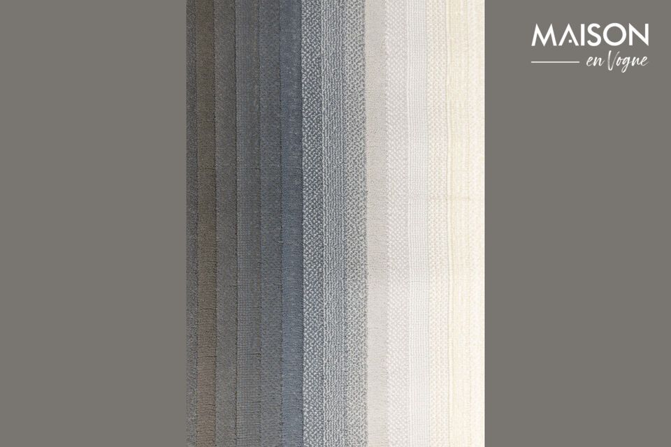 Discover the Olympic blue fabric rug