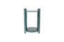 Miniature Blue metal side table Navagio Clipped