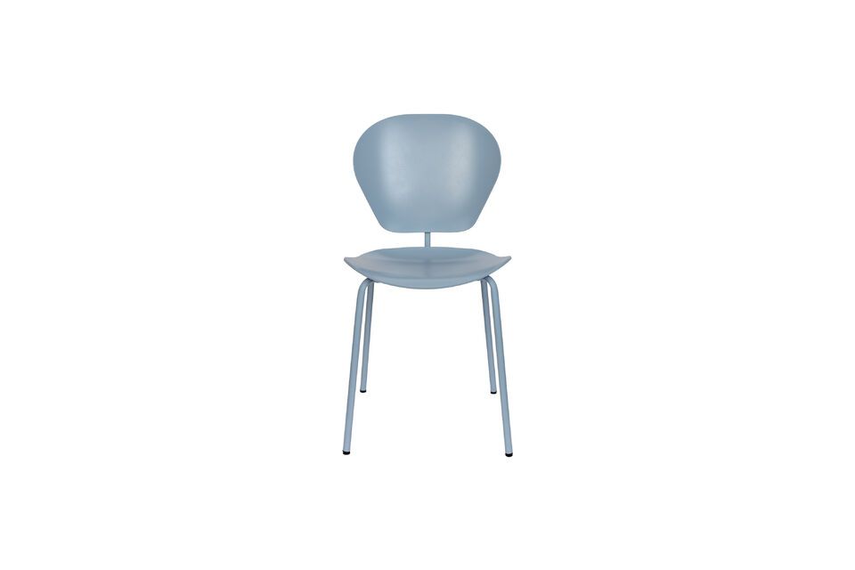 The sturdy construction includes a recyclable metal frame
