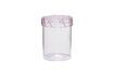 Miniature Bocal en verre rose Heir 1