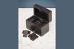 Miniature Boîte en bois à dominos Bouhey avec détails en laiton 2