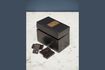 Miniature Boîte en bois à dominos Bouhey avec détails en laiton 1