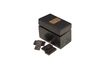 Miniature Boîte en bois à dominos Bouhey avec détails en laiton 3