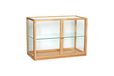 Boîte en bois de chêne naturel large Poetic