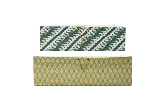 Voir la fiche produit boîtes de rangement (x2) en carton kaki et vert HDKeep Boîtes de rangement (x2) en carton kaki et vert HDKeep