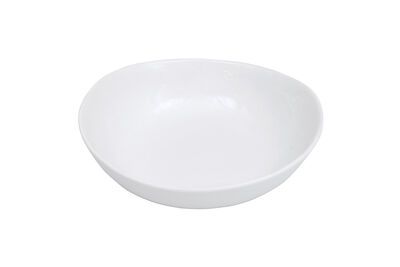 Bol à soupe blanc Porcelino