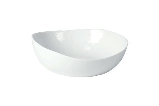 Bol à soupe en porcelaine blanche