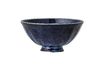 Miniature Bol Camellia bleu en porcelaine 1