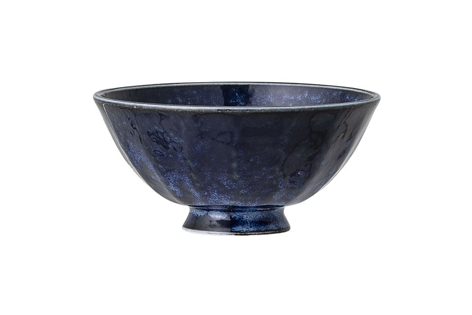 Bol Camellia bleu en porcelaine Bloomingville