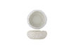 Miniature Bol D24xH10,5 cm en grès blanc Lowen 1