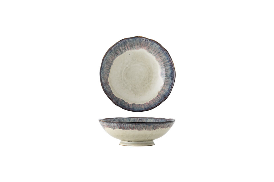 Bol D24xH8 cm de gres multicolor Imogen Bloomingville