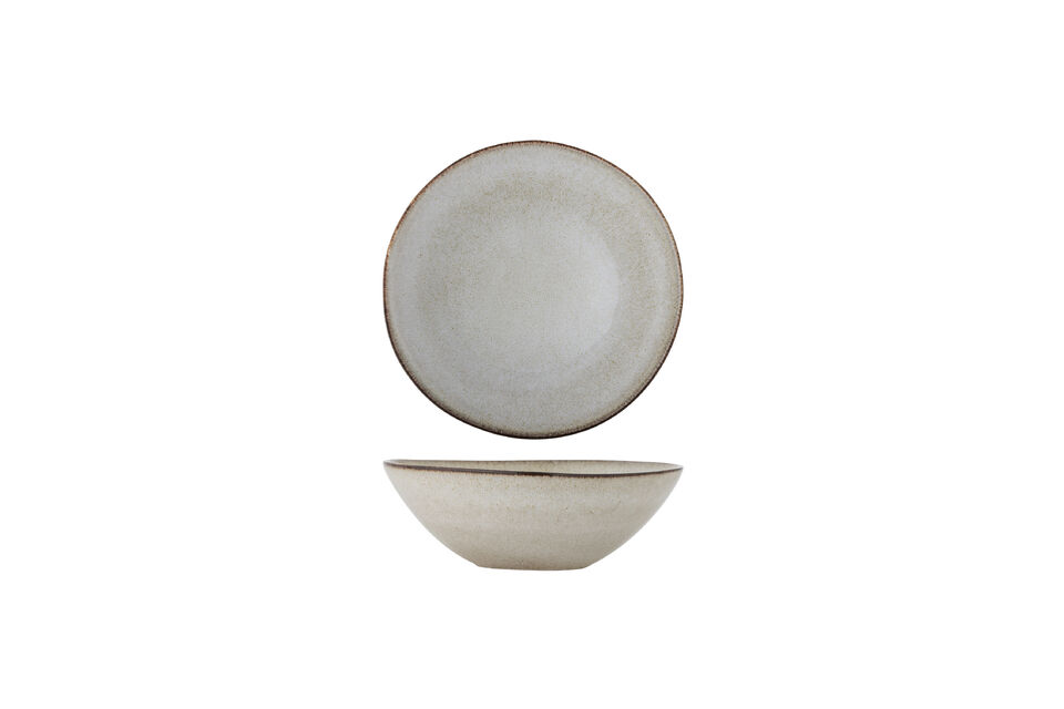 Bol D26,5 cm en grès nature Sandrine Bloomingville