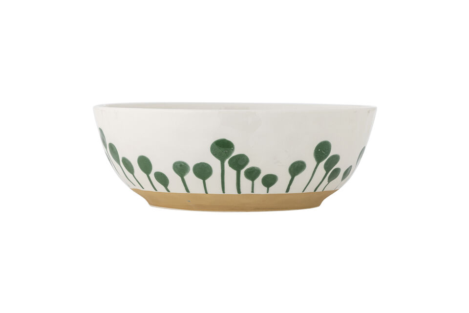 Bol D28xH9 cm de gres verde Linora - 4