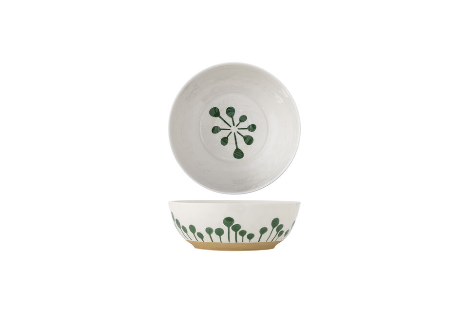 Bol D28xH9 cm en grès vert Linora Marques