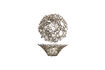 Miniature Bol D30xH12 cm en verre naturel Tinki 1