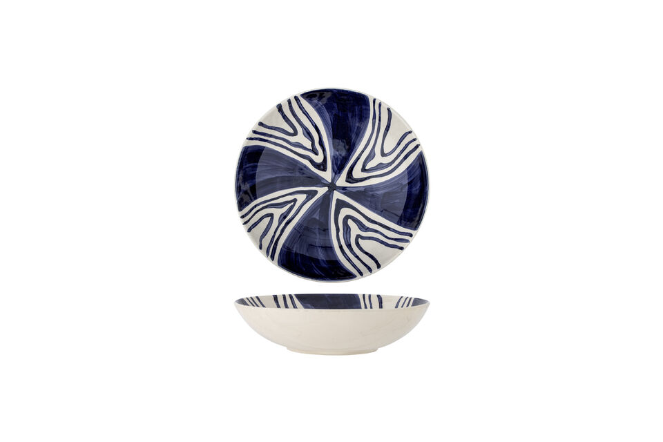 Bol D33,5 cm en grès bleu Shama Bloomingville