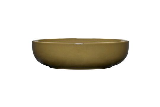 Bol de cerámica Amare aceituna grande Clipped