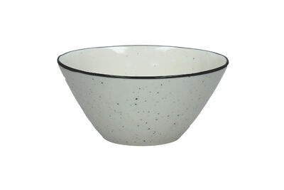 Bol de porcelana blanca para cereales Basil