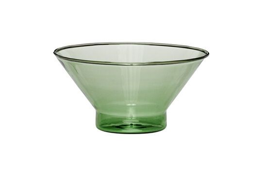 Bol en verre vert Flora Détouré