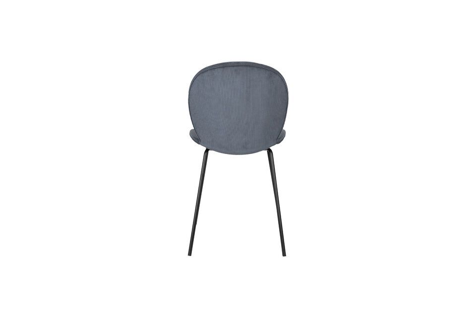 Bonnet blue velvet chair - 12