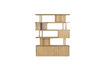 Miniature Bookcase in natural walnut veneer Barbier 5