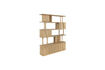 Miniature Bookcase in natural walnut veneer Barbier 8