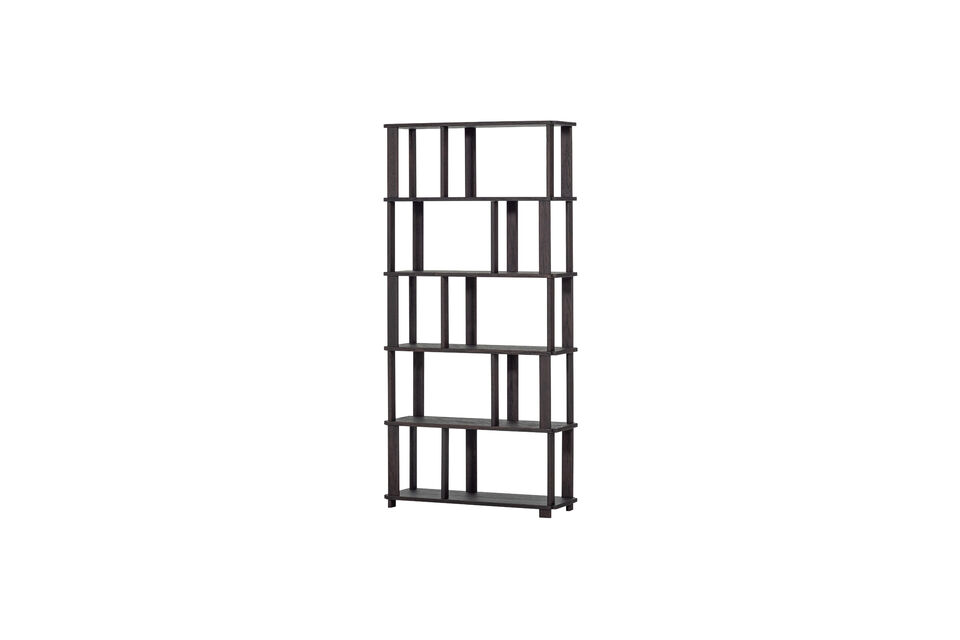 Bookshelf 186x90 cm Oak Mystic Brown RISS Woood