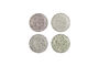 Miniatuur Borden set van 4 Ø 20 cm van veelkleurig steengoed Karine Productfoto