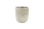 Miniature Bosque white stoneware glass Clipped