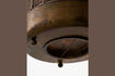 Miniature Bottle-Shaped Lantern H37 cm Brown Iron HDNett 3