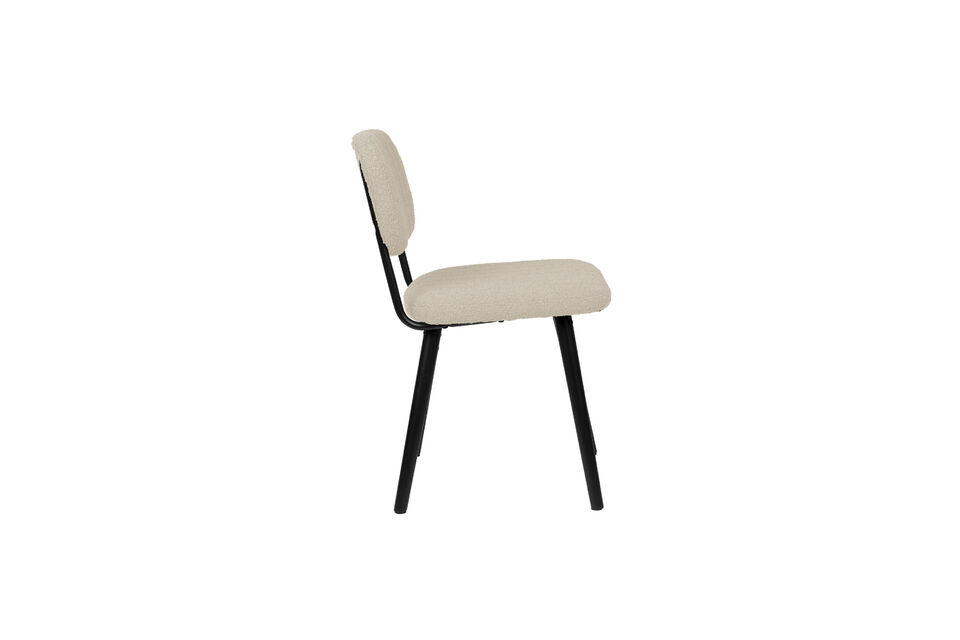 Eetkamerstoel Jake Bouclé is een comfortabele stoel die perfect bij de eettafel past