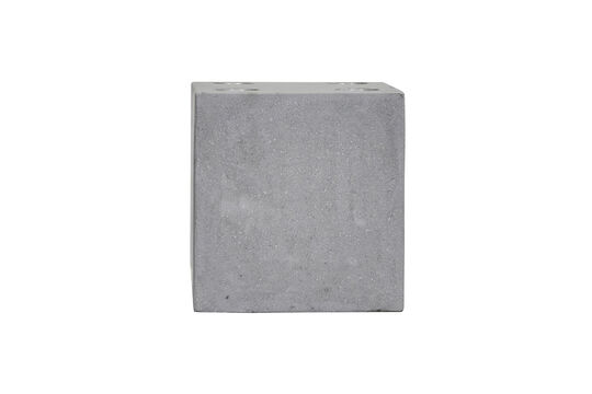 Bougeoir 20 cm Polystone Gris HDMarb Détouré