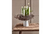 Miniature Bougeoir 21 cm Gris Marb 2