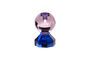 Miniature Bougeoir en cristal bleu Gem Détouré