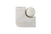 Miniature Bougeoir en marbre blanc Abbelin 2