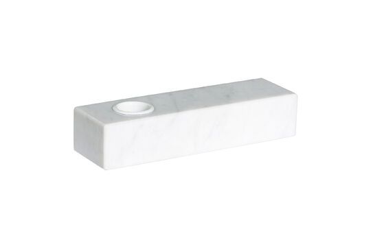 Bougeoir en marbre blanc Brick Détouré