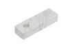 Miniature Bougeoir en marbre blanc Brick 4