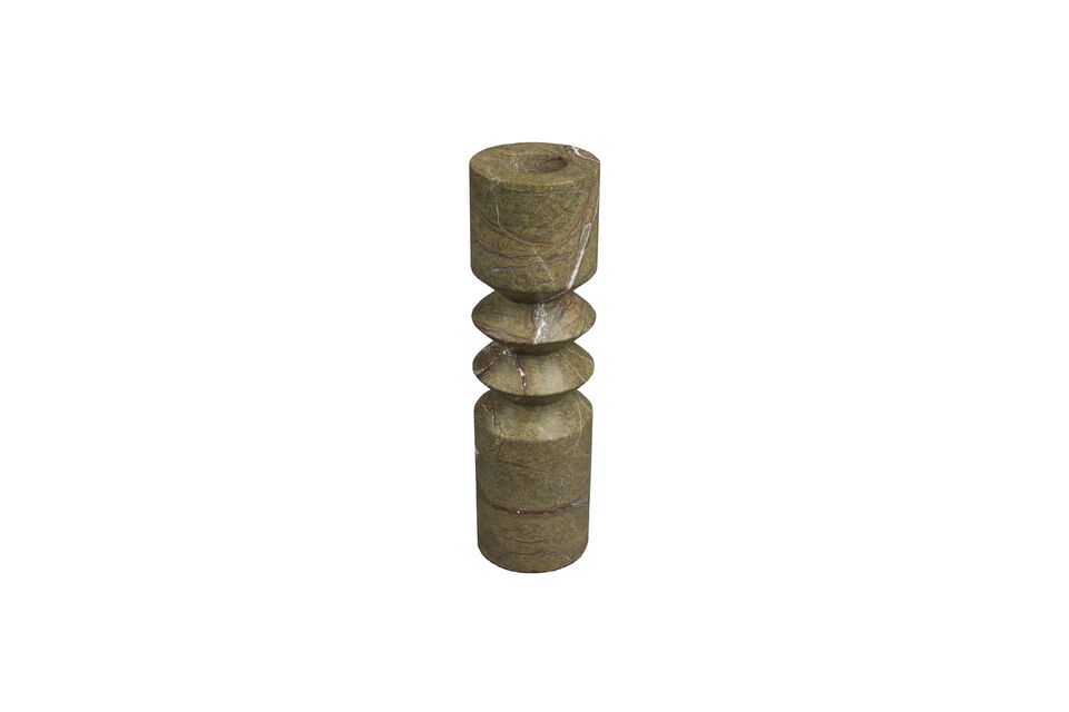 Bougeoir en marbre brun Satpura DutchBone
