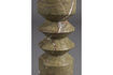 Miniature Bougeoir en marbre brun Satpura 2