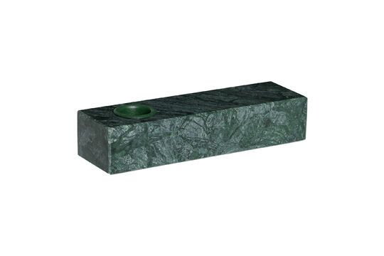 Bougeoir en marbre vert Brick Détouré