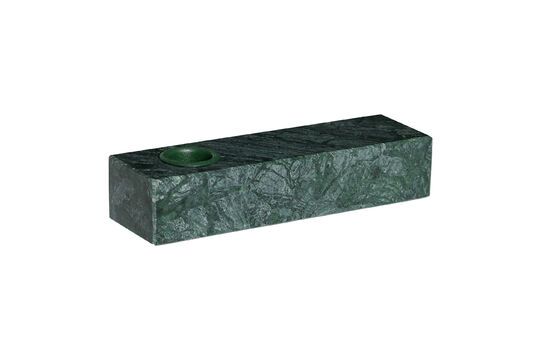 Bougeoir en marbre vert Brick