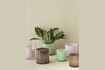 Miniature Bougeoir en verre marron Akin 3