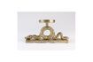 Miniature Bougeoirs en aluminium doré Snakes L 2