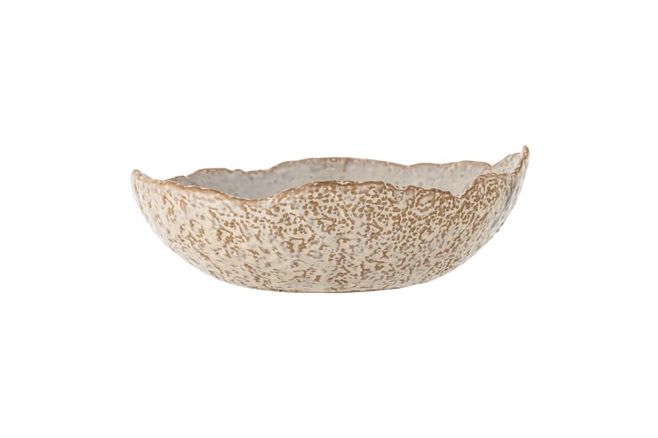 The rustic edges add character and highlight the bowl\'s unique expression