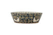 Miniature Bowl D28xH9 cm Blue Stoneware Hezha 7