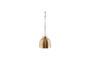 Miniature Bowl small gold-plated brass suspension Clipped